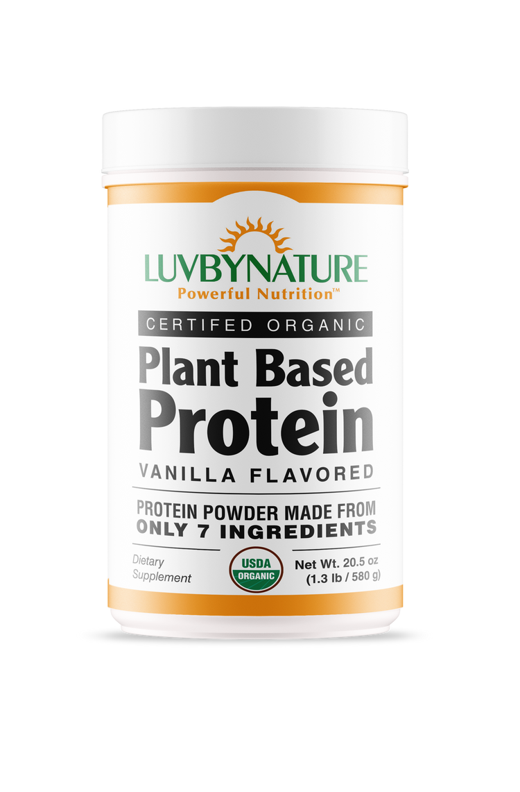 Organic Plant Based Protein Powder Vanilla