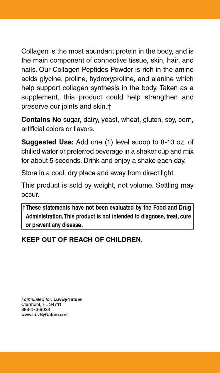Collagen Peptides Powder - LuvByNature