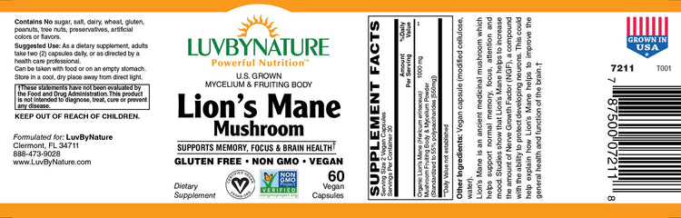 Lion’s Mane - LuvByNature