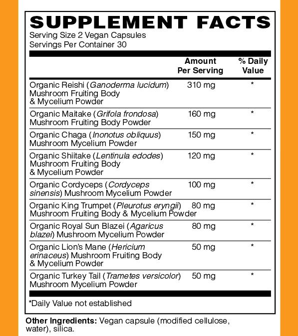 Mushroom Immune Support - LuvByNature