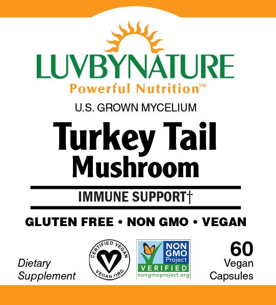 Organic Turkey Tail Mushroom - LuvByNature