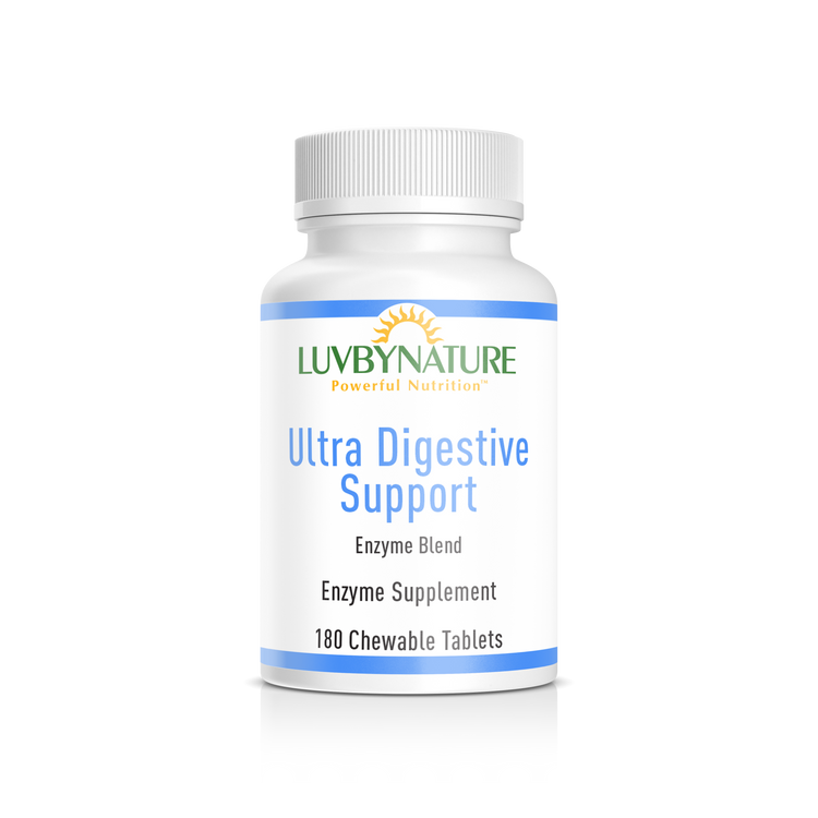 Digestive Enzymes, LuvByNature, 180 Chewable Tablets