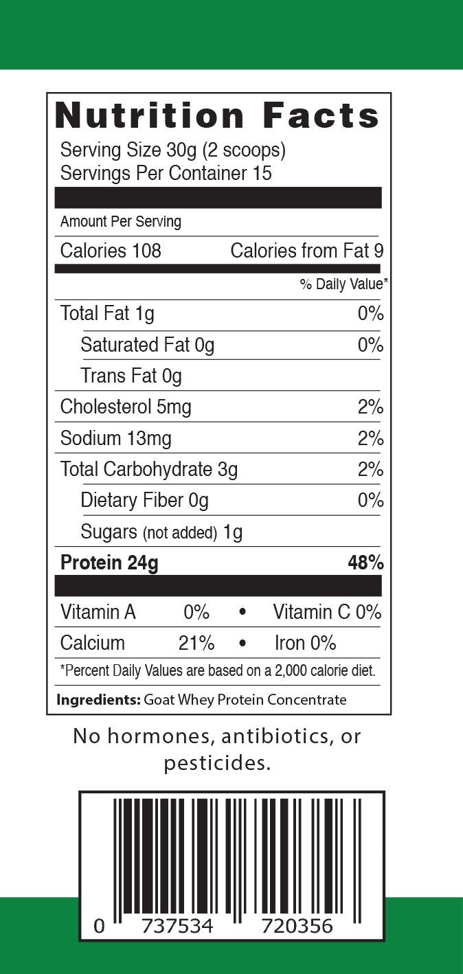 Grazing Goat Whey Protein™ - LuvByNature