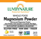 Whole Food Magnesium Powder - LuvByNature