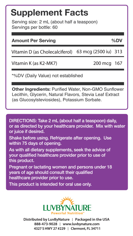 Liposmal D3/K2