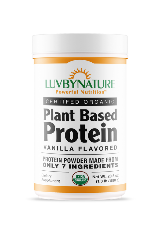 Organic Plant Based Protein Powder Vanilla