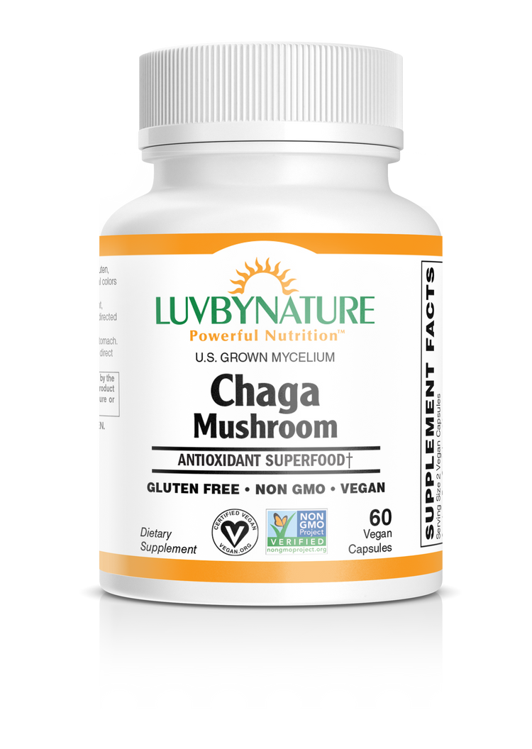 Organic Chaga Mushroom Powder - LuvByNature