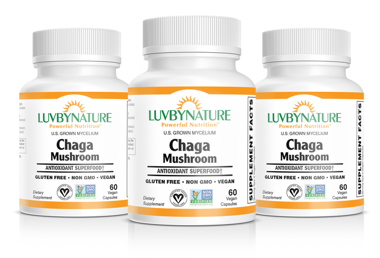 Organic Chaga Mushroom Powder - LuvByNature