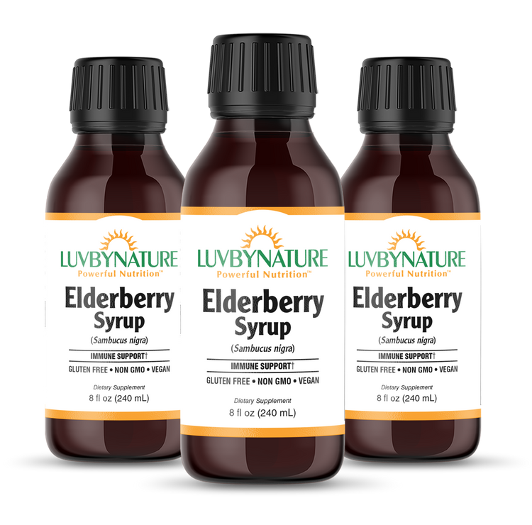 Organic Liquid Elderberry Extract - LuvByNature