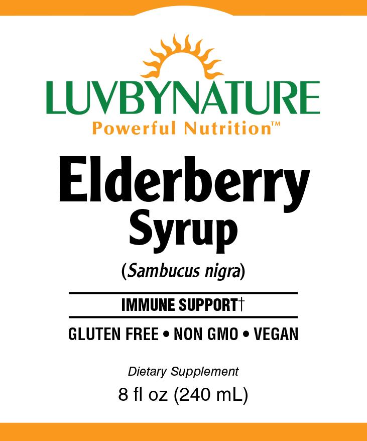 Organic Liquid Elderberry Extract - LuvByNature