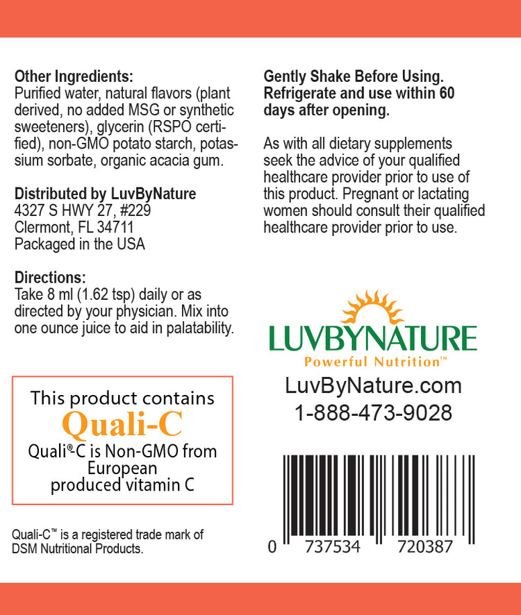 Liposomal LiverLuv - LuvByNature - 8 FL OZ.