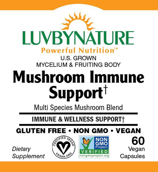 Mushroom Immune Support - LuvByNature