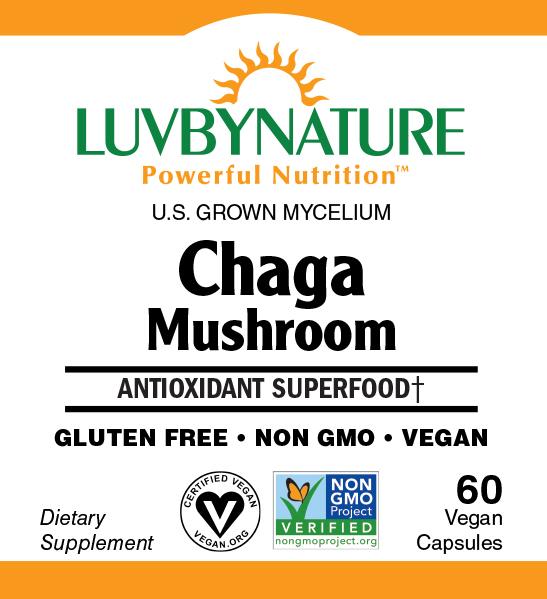 Organic Chaga Mushroom Powder - LuvByNature