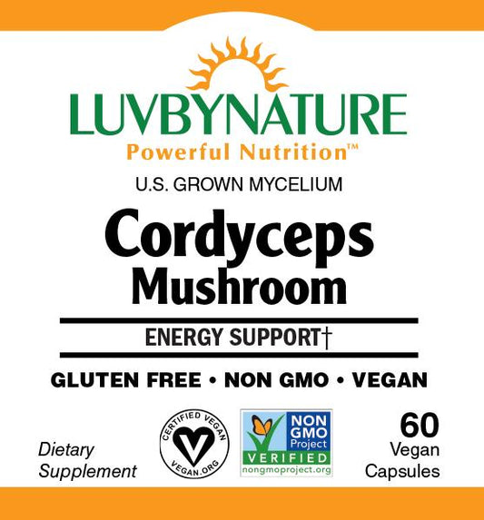 Organic Cordyceps Mushroom Powder - LuvByNature