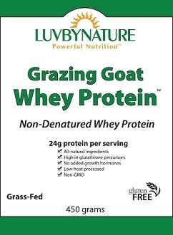 glutathione goat whey Raw Revelations Protein Description Goat milk proteins and other nutrients are extremely well Grazing Goat Whey Protein 450g