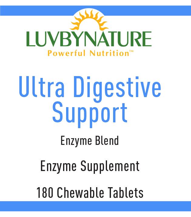 Digestive Enzymes, LuvByNature, 180 Chewable Tablets